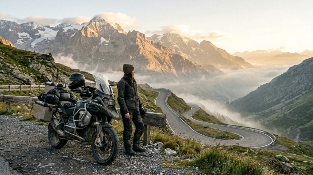 passi alpini in moto 2026 tra montagne e strade panoramiche