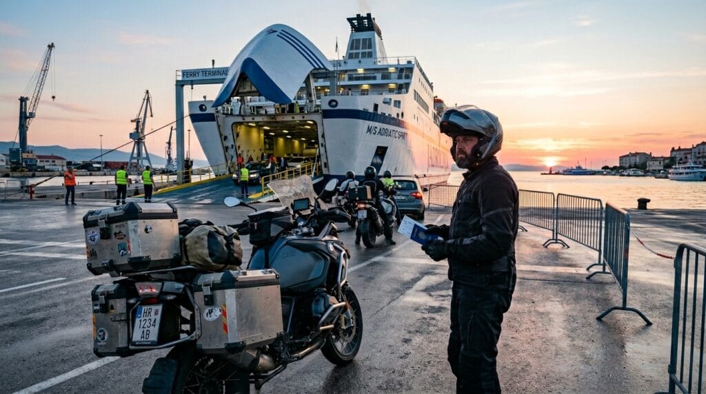 traghetti con la moto in Europa 2026 per viaggiatori su due ruote