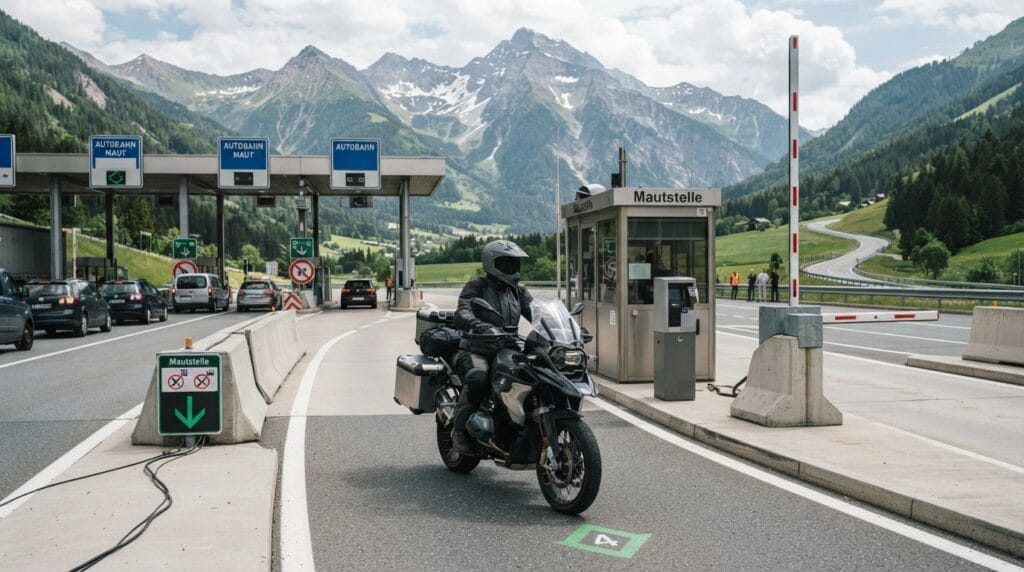 Brennero in moto 2026 sul Ponte Lueg in Austria